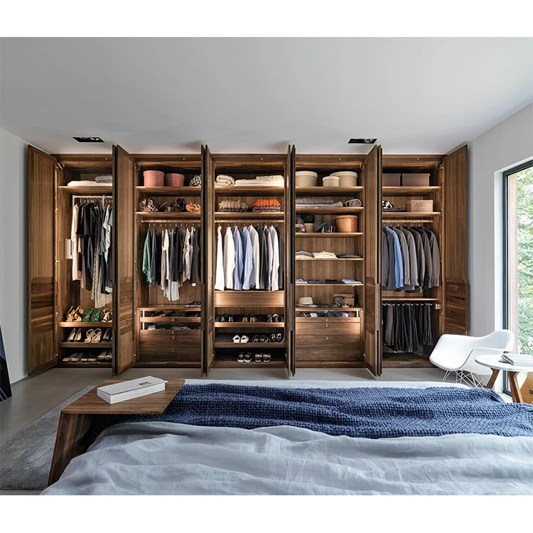 Wholesale Luxury European Design Walk In Closet Bedroom Furniture  Wardrobe