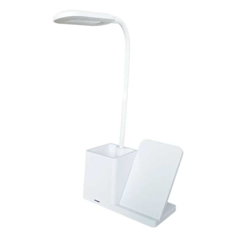 Настольная лампа Banqcn светодиодная перезаряжаемая настольная для смартфона с сенсорным управлением 3 цвета 360 гибкое USB-соединение