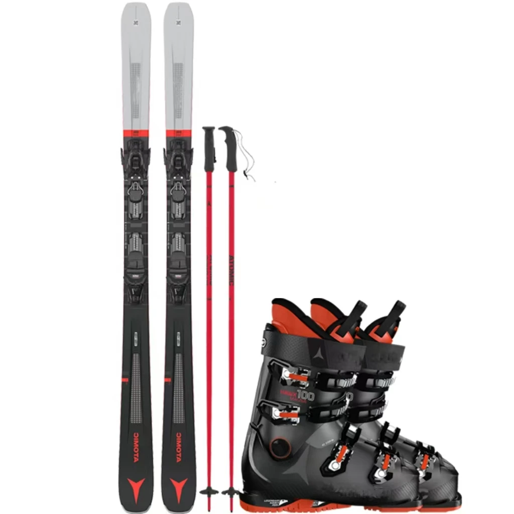 2023 Wholesale Custom Plain Practice Light Weight Professional Cross Country Downhill Ski For Adult