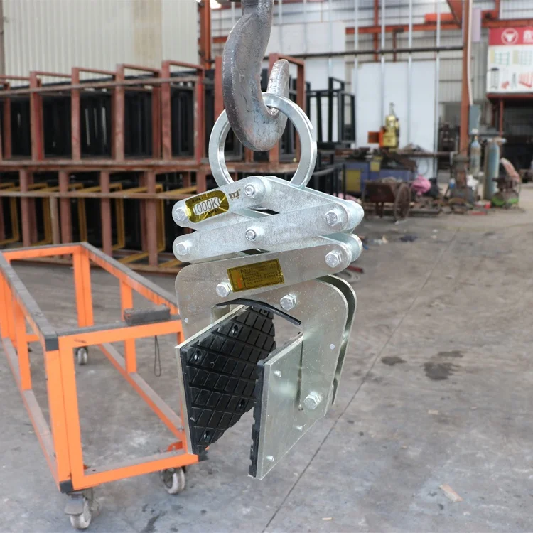 High Quality 800kg Stone Lifter Accessories Customized Silver Stainless Steel Railing Clamps Proper Price