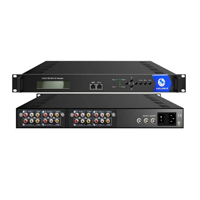 IP-RCA аналоговый CVBS декодер 8 каналов COL5118X