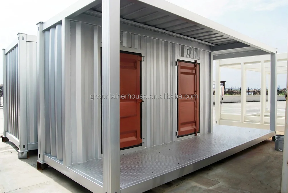 Modular Design Shipping Container with Divider Wall 10ft 20ft Self Storage Units for Sale