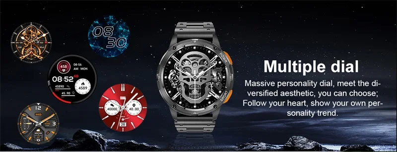 AK59 Smart Watch 2024 Outdoor Sports 1.43inch AMOLED BT Calling 400mAh Battery Health Heart Rate SpO2 Monitoring Smart Watch (17).jpg