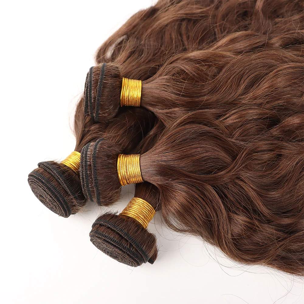 14-24 inches chestnut brown hair weft 100% human russian hair extensions natural human hair bundle