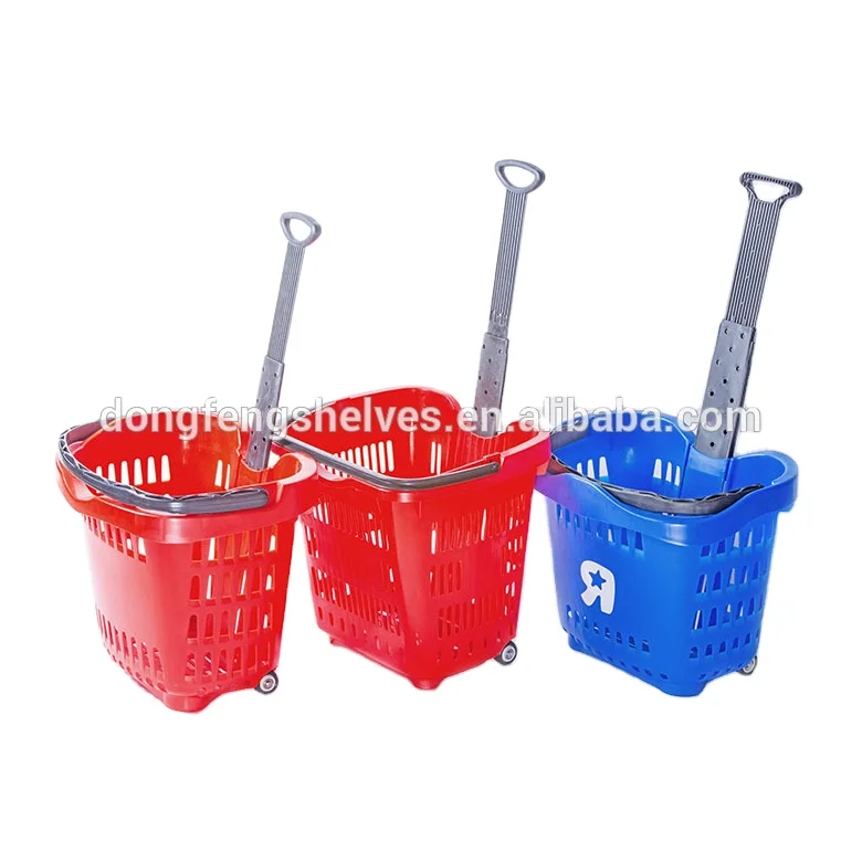
Cheap design plastic shopping supermarket basket 