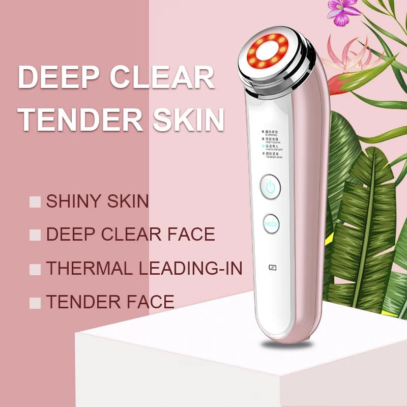 
Ems face roller facial massage machine 3d massager roller face whiten skin by led anti wrinkle 