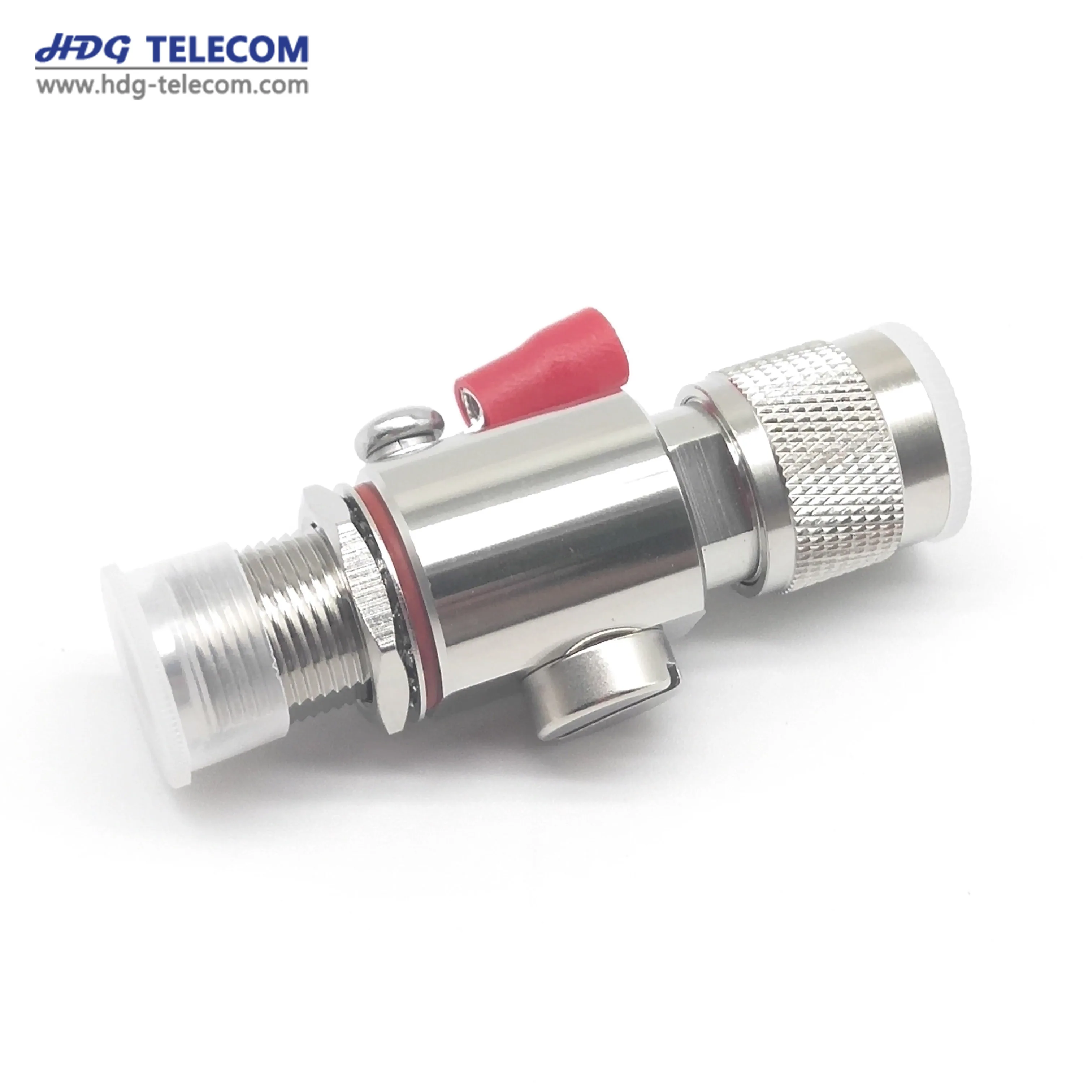 
N male to female gas discharge tube coaxial surge arrester 