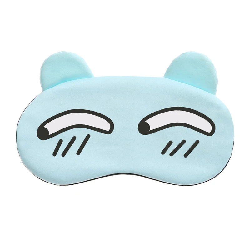 Wholesale Customized Summer Cool Relief Sleeping Blackout Eye Mask Cute Funny Sleeping Eye Mask Eye Health Supplies
