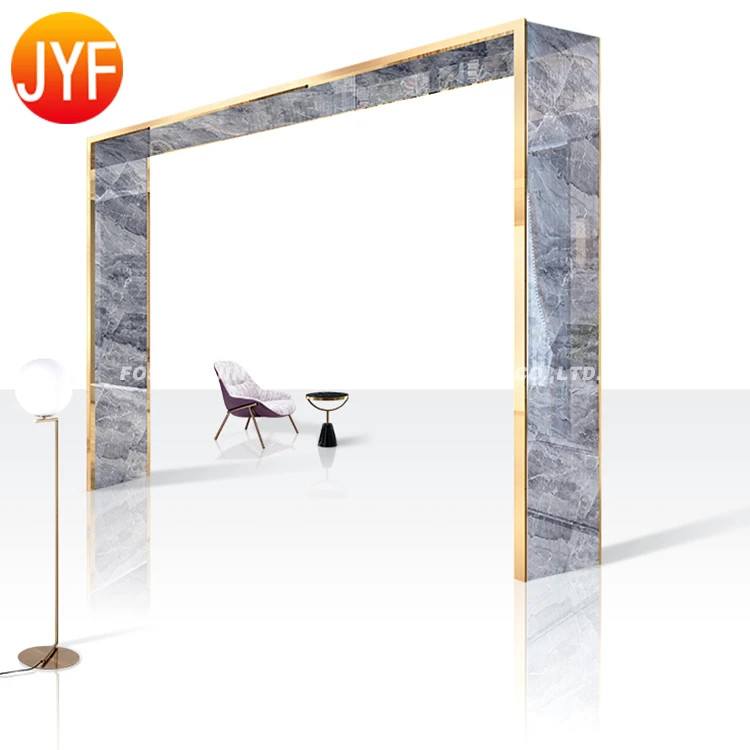 SS04096 Factory Wholesale Stainless Steel Door Frame Trim Stainless Steel Strips Trim Outside Corner