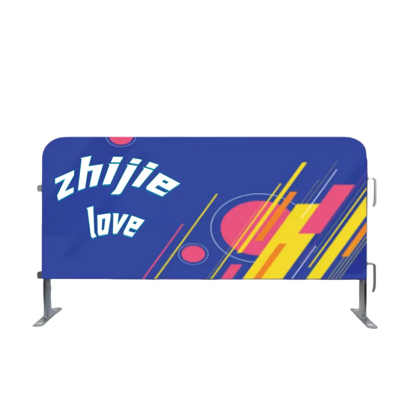 Panic Buying Fabric Printing Crowd Control  Pvc Vinyl Barrier Barricade Fence  Mesh Banner Cover