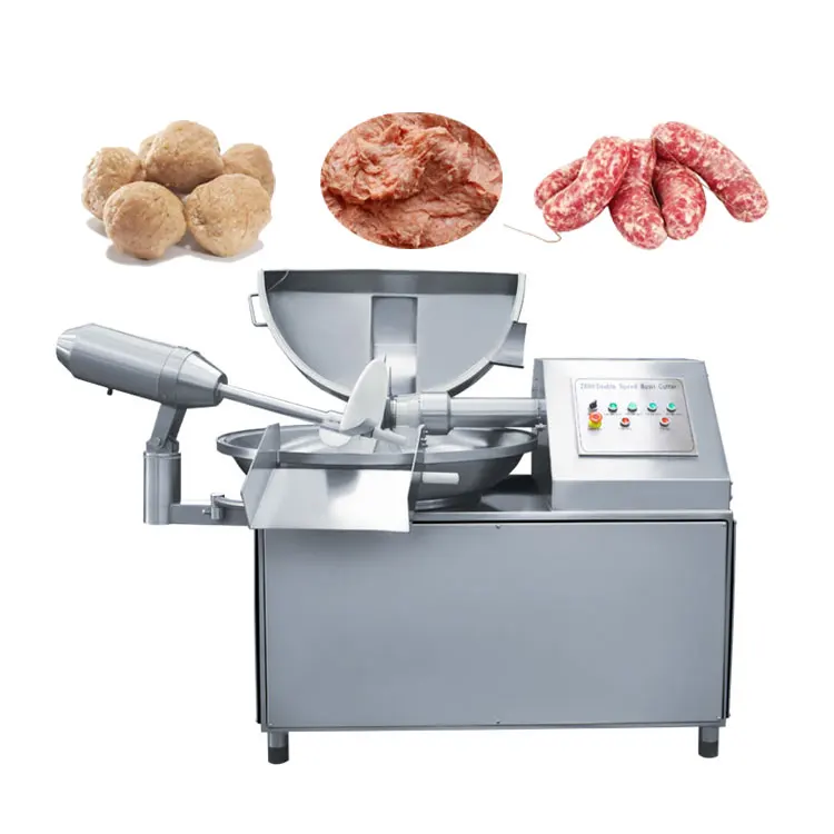 80L Meat bowl cutter mixer and buffalo chopper luncheon emulsifier sausage meat bowl chopped machine sausage making machine