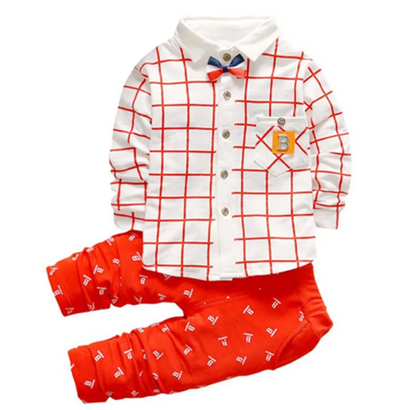 Spring knit cotton infant boy clothes boutique outfits newborn baby clothing sets wholesale baby boy clothes suit