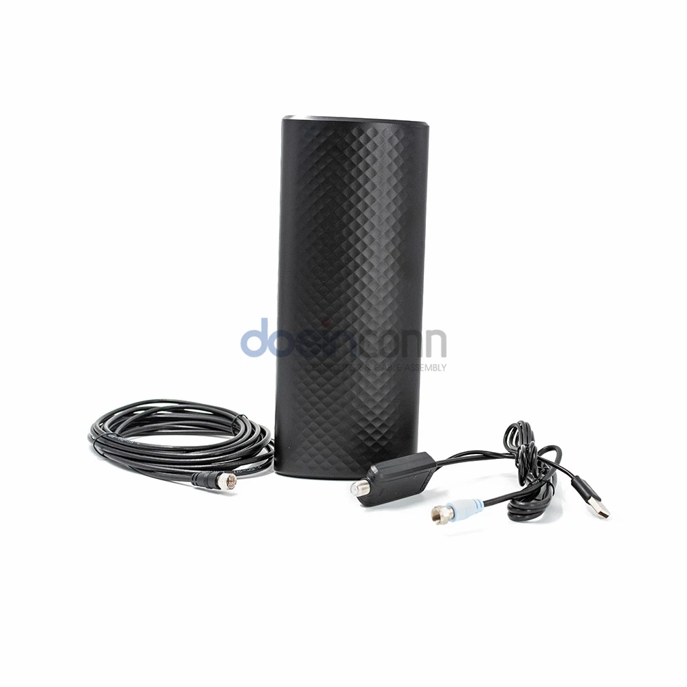 New Design  HDTV 4K Outdoor Indoor Digital TV Antenna with Integrated Smart Amplifier for Smart TV With Coaxial Cable