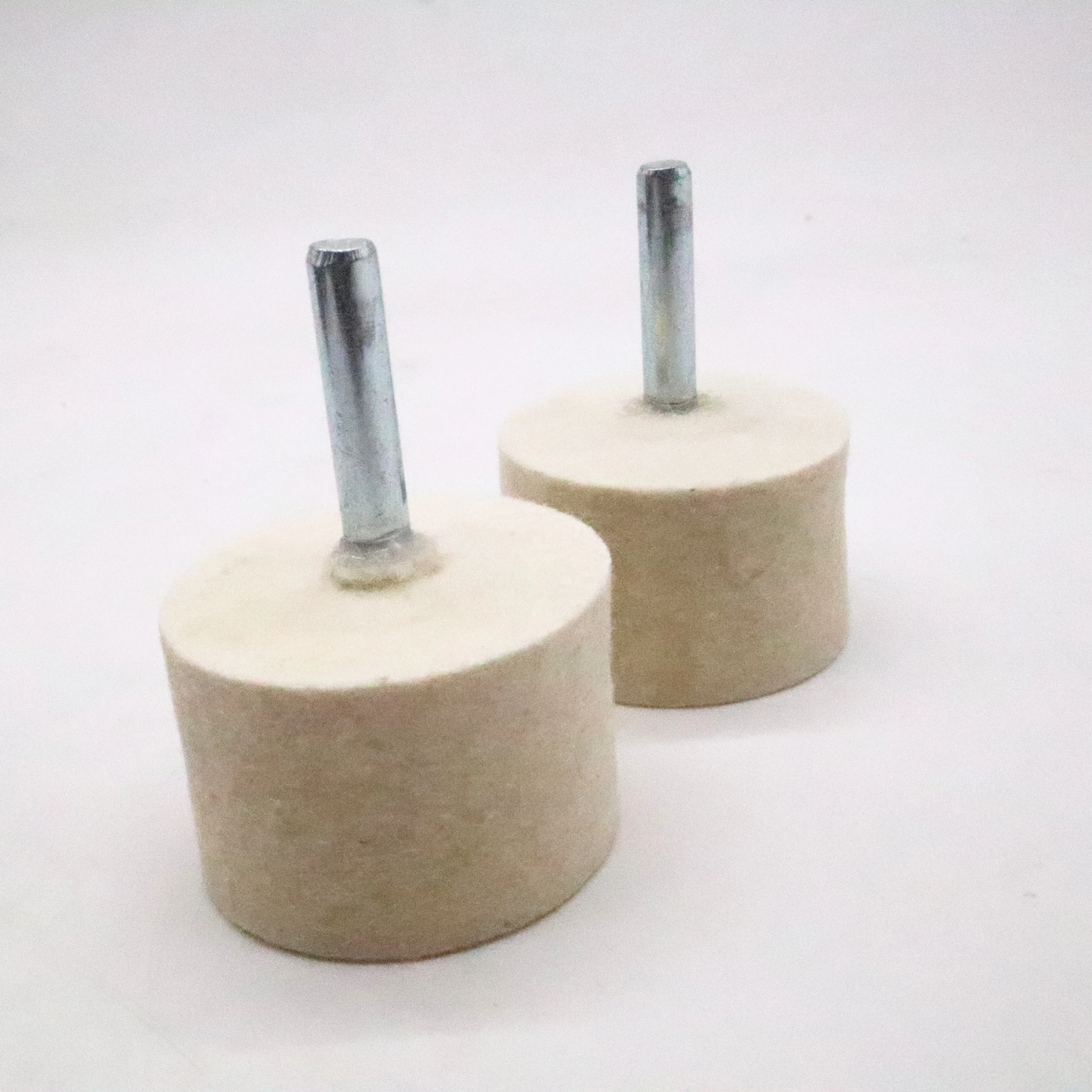
high quality of wool felt polishing bobs with shank mounted felt bob 