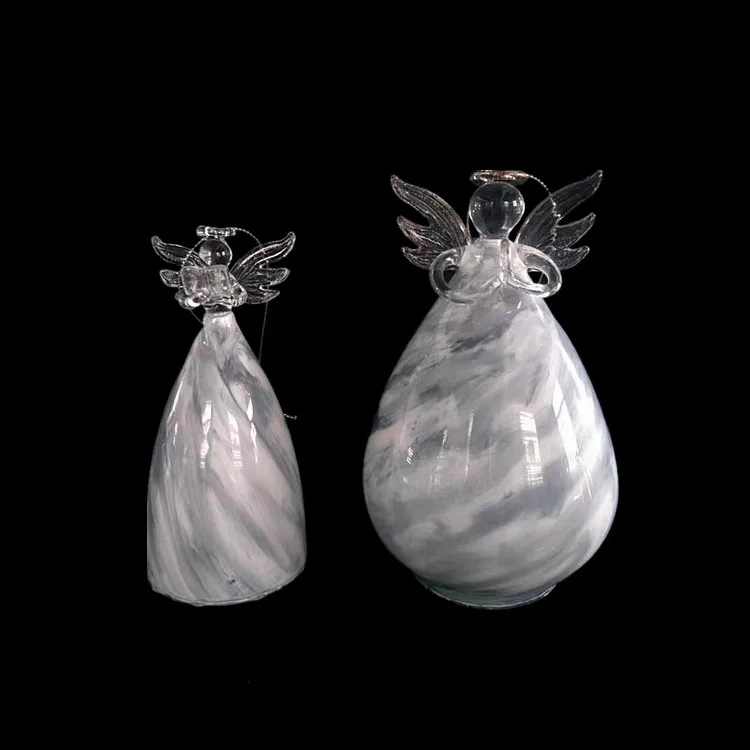 Wholesale Christmas decoration Blowed glass ornament Angel