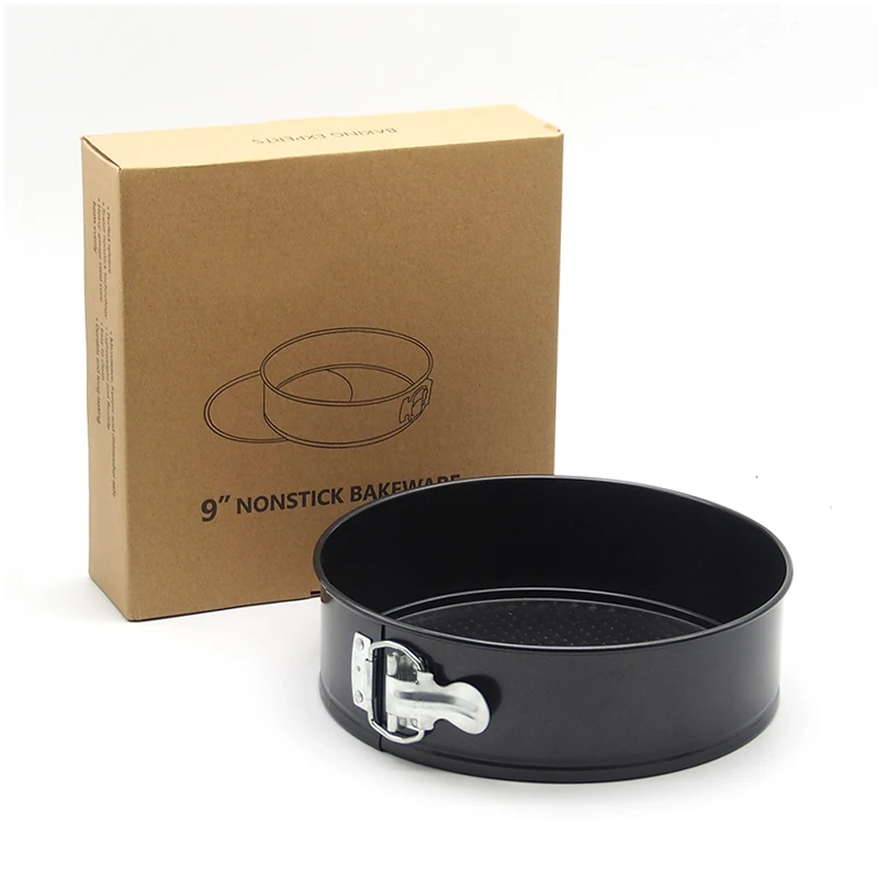 
9 Inch Round Springform Baking Pan with Nonstick Coating 