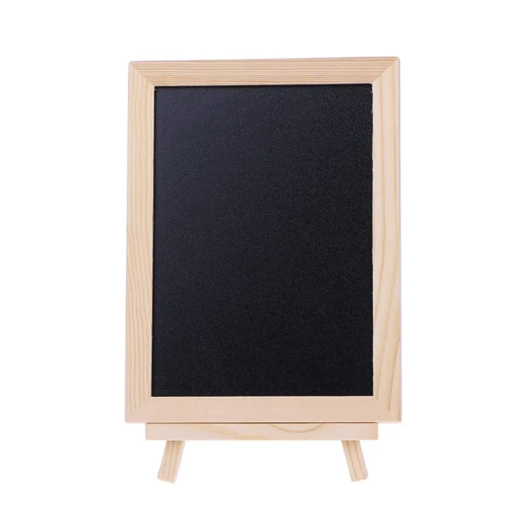 Best selling double sided handcrafted vintage wood-framed lids blackboard table chalk board