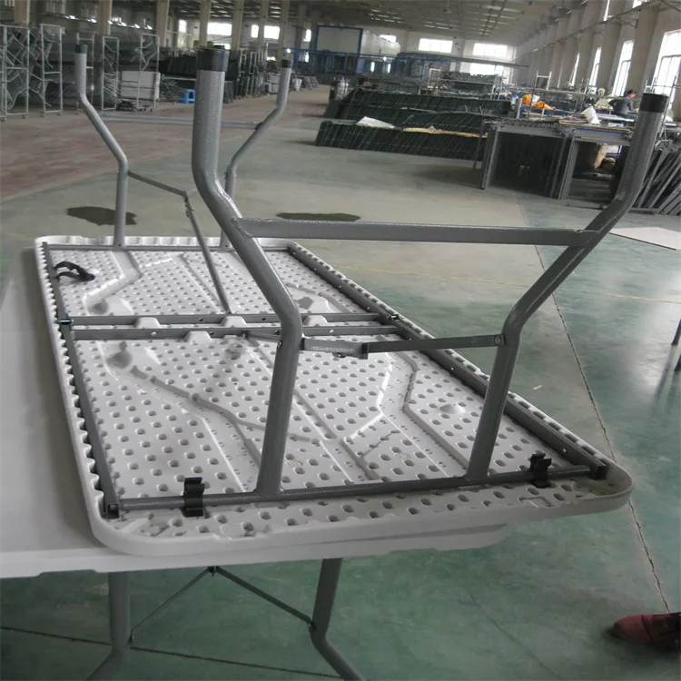 Modern Design Outdoor Garden Stackable HDPE Folding Tables and Chairs for Restaurant Dining Parties or Camping