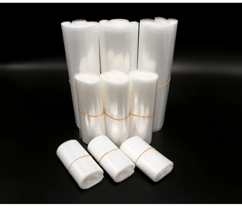 Custom Clear Plastic PE PET  Zip Transparent Shopping Gift Bags with Logos for Cloth