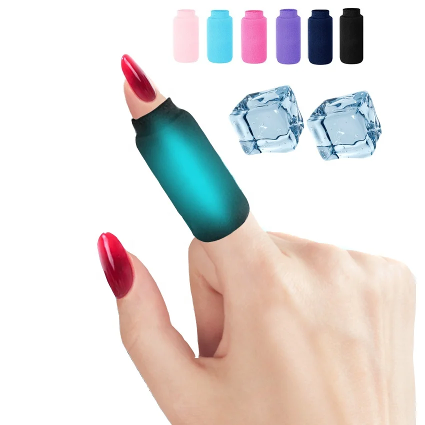 Finger Ice Pack Sleeve,Hot Cold Therapy Finger Splint Cots Finger Protectors Cover, Hand Ice Pack Compression Finger Sleeves