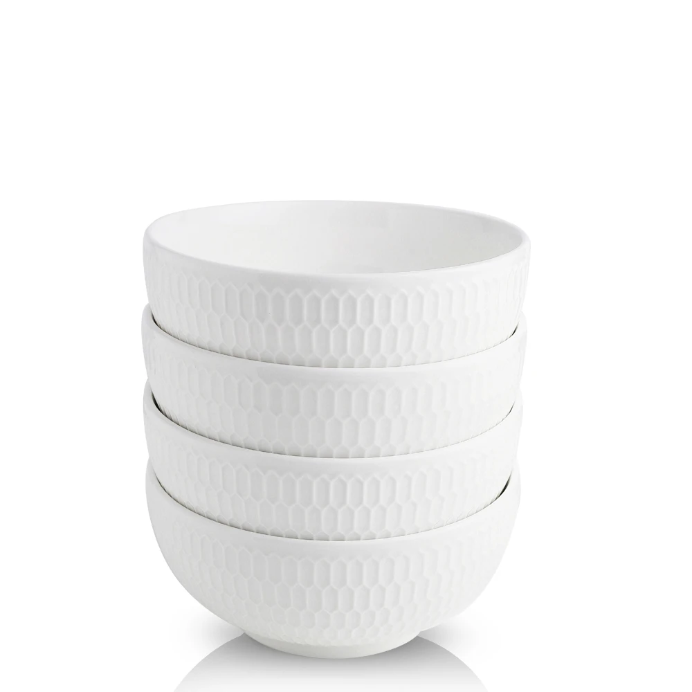 RTS Manufacturer Ceramic Cereal Bowl For Wheat Soup Strawberry Pasta Bowl  For Daily