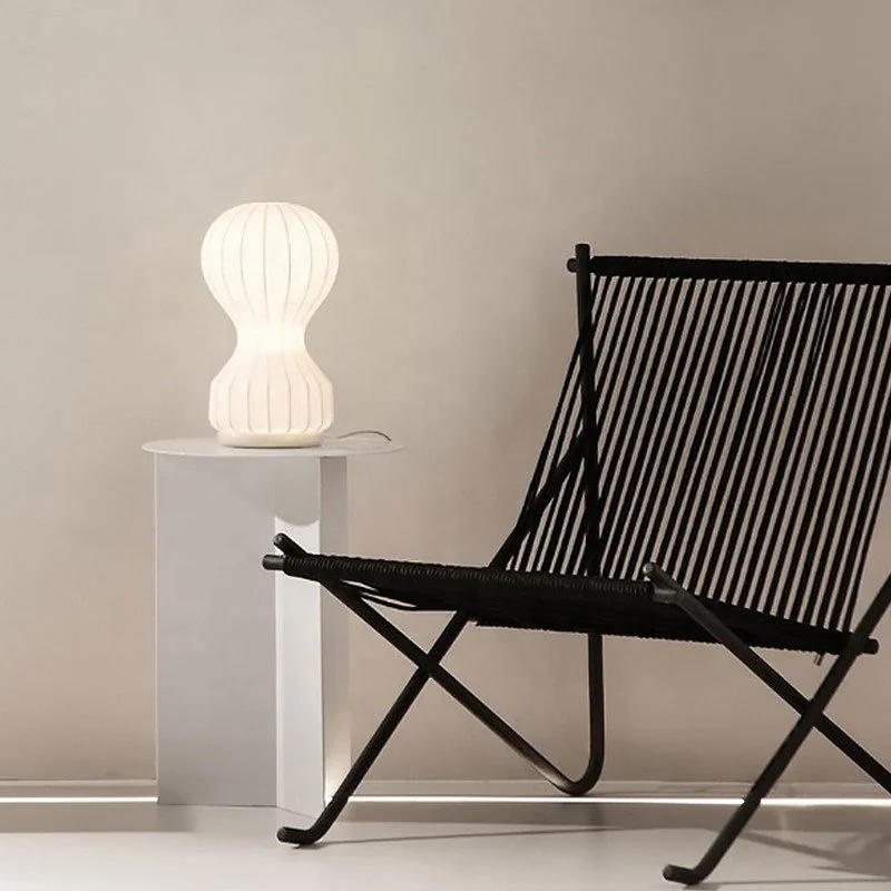 Modern Creative Indoor Table Lamp Silk Fabric Air Balloon Decor Ambient E27 Reading Table Light for Bedroom