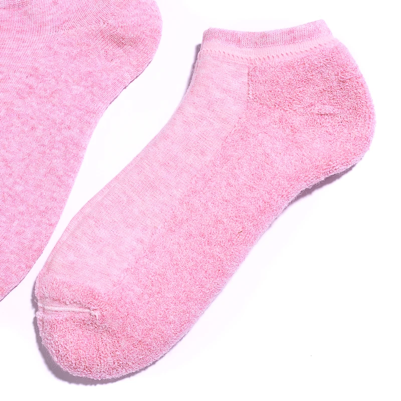 
High Quality Cushion Thick Bottom Cotton Morandi Color Soft Casual No Show Women Ankle Socks 
