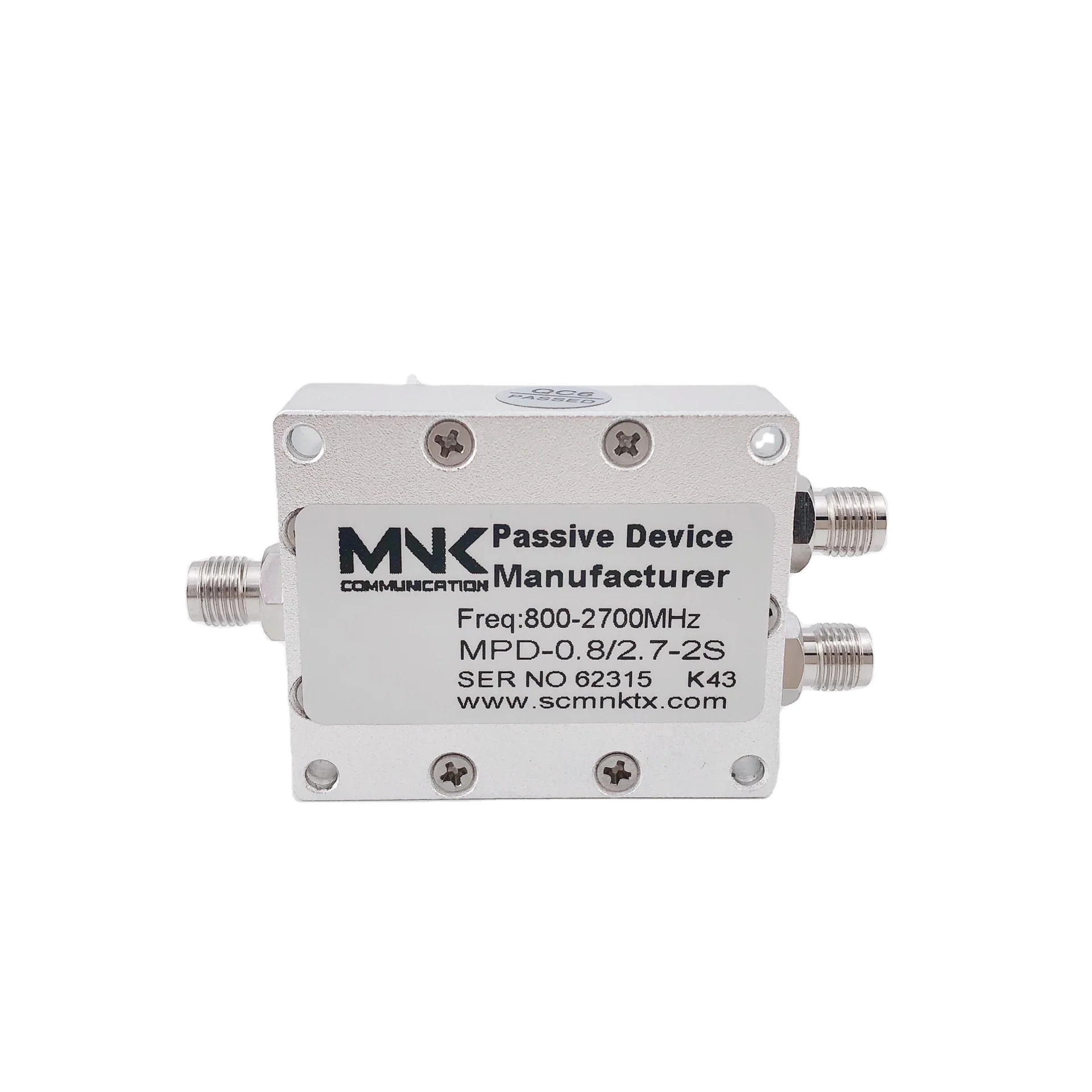 SMA-F 800-2700MHz 2 Way power divider microstrip 0.8-2.7G 2-Way power Splitter distributor combiner