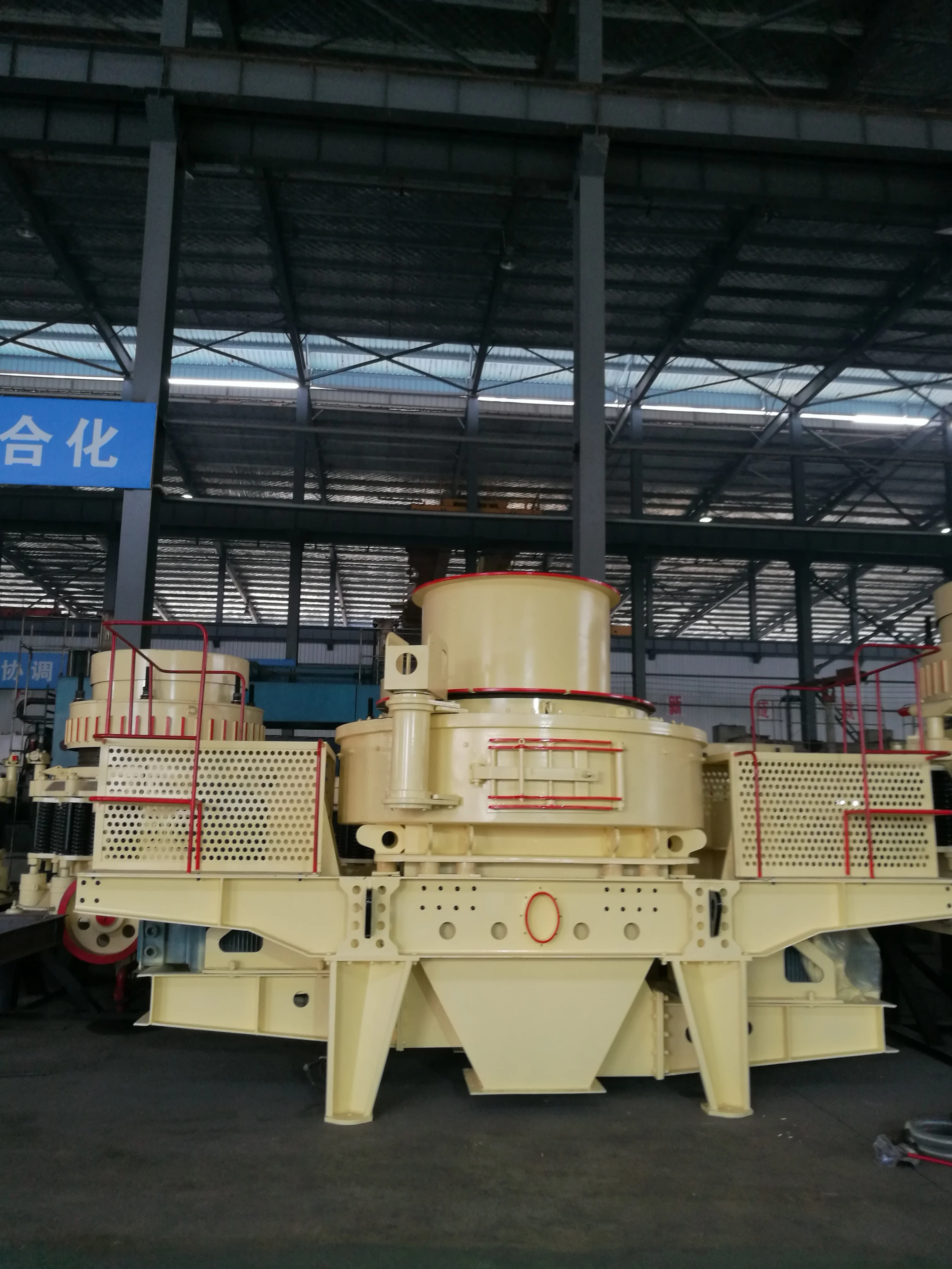 UNIQUEMAC River Basalt stone sand making with Silica screw sand washed and sand maker machine