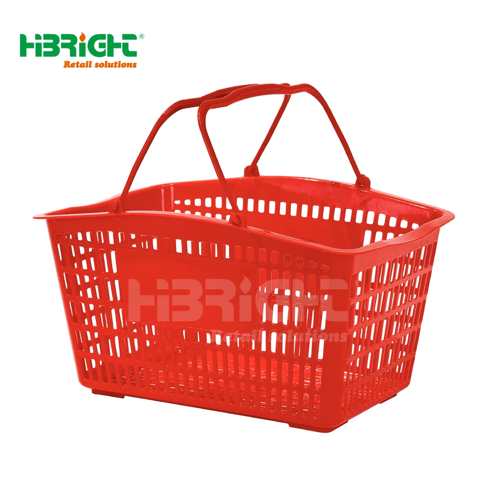 Eco-Friendly ISO Certification Market  Basket Supermarket PP Shopping Basket for Convenience