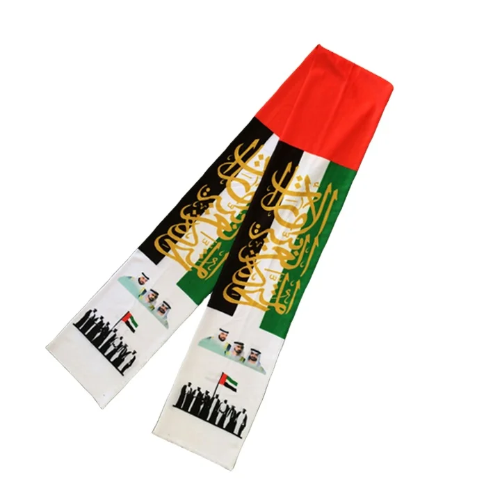 Недорогие Дизайнерские шарфы с принтом на заказ, полиэстеровый атласный клубный шарф