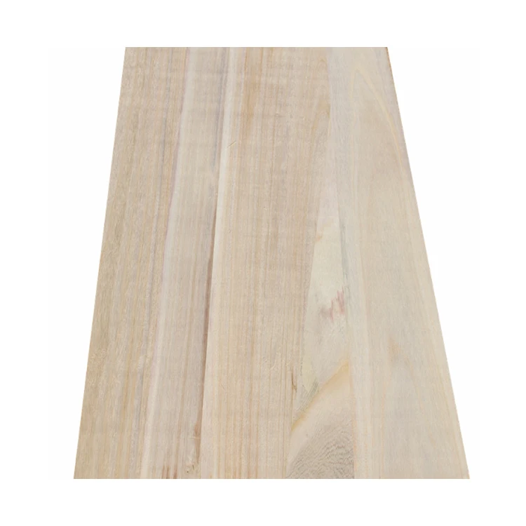 Natural furniture paulownia wooden board paulownia wood panel plate paulownia lumber for sale
