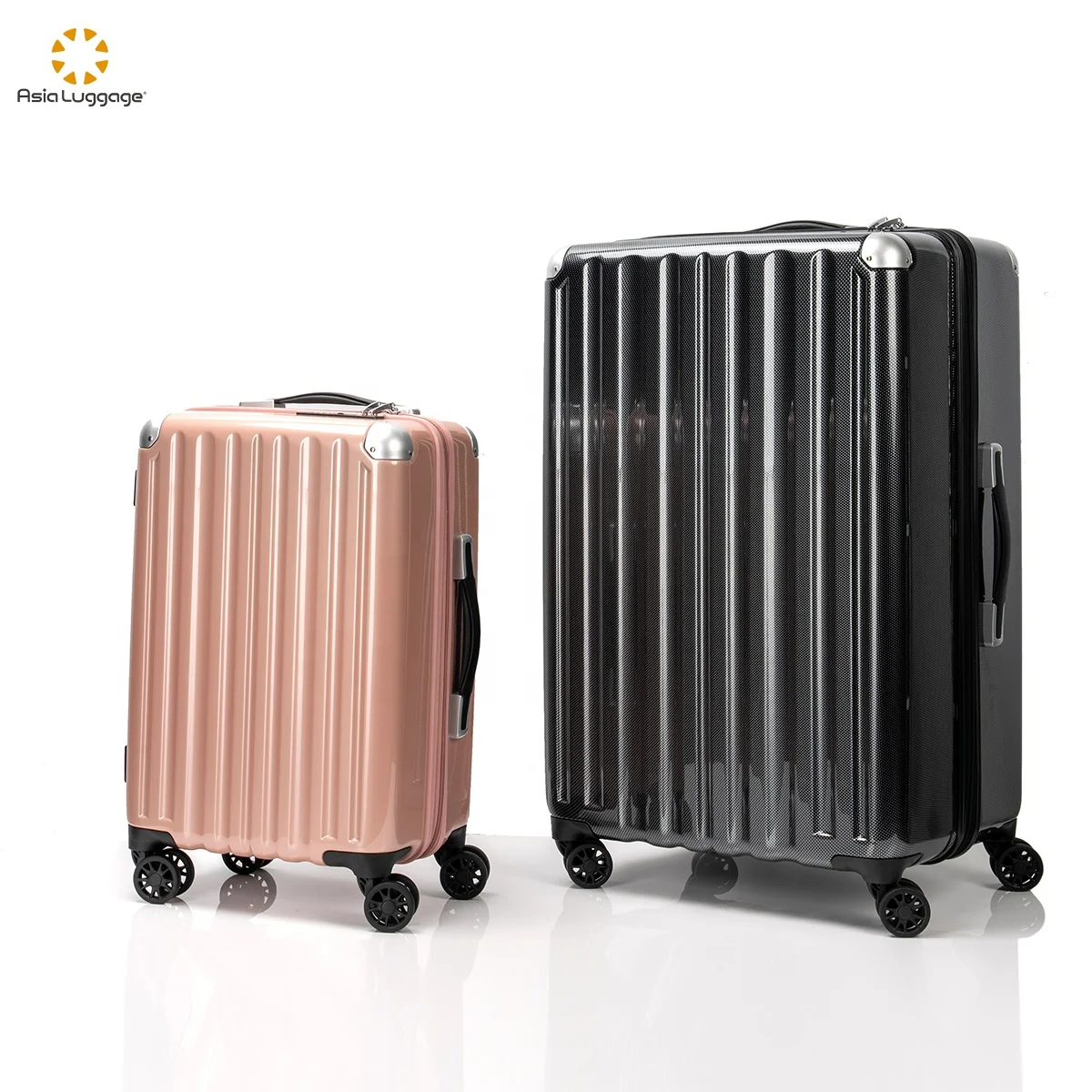 New arrival carry on luggae smart trolley luggage vintage travel hard case  travel bag set