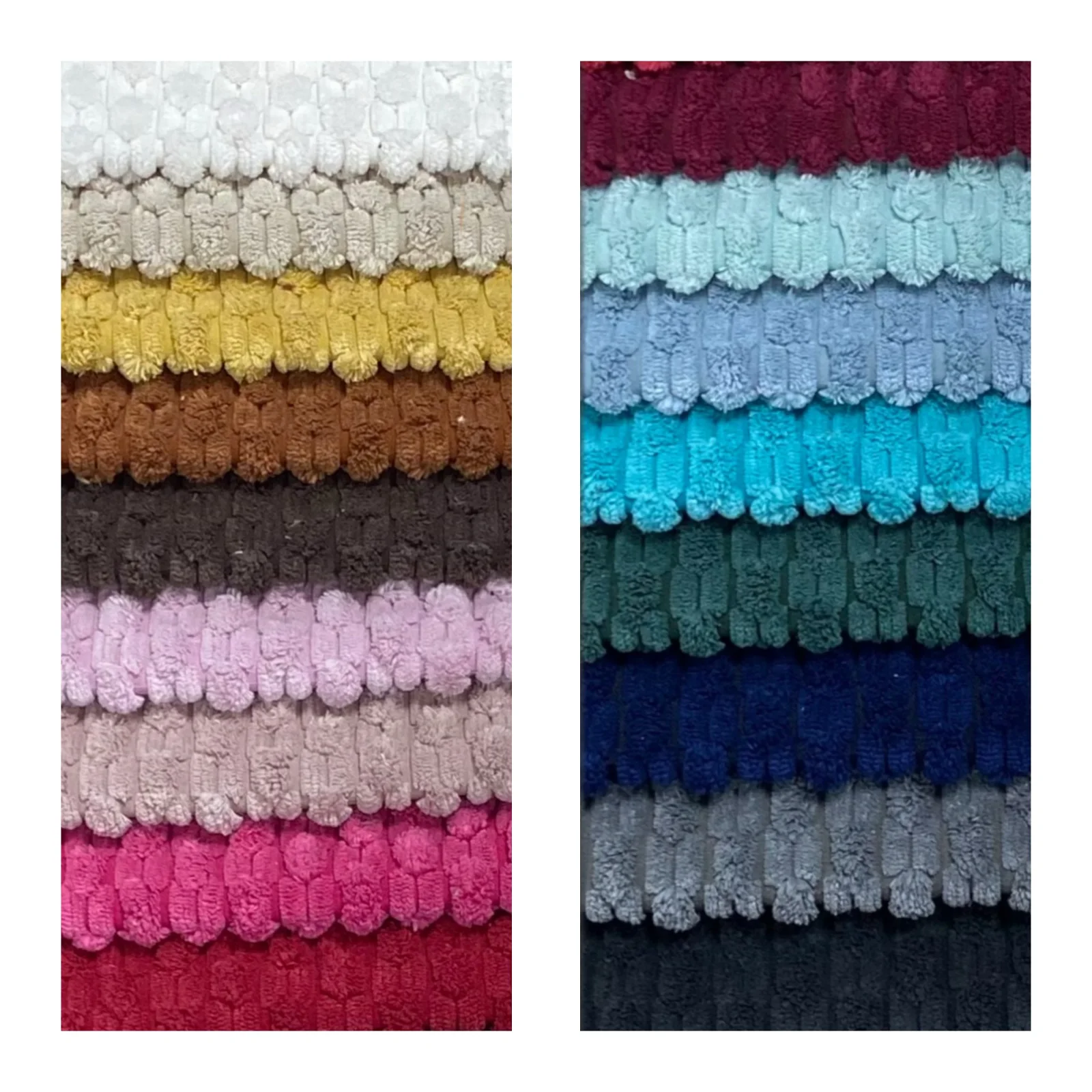 Stripe corduroy fabric 90%Polyester 10%Nylon fabric stretch fabric for corduroy sofa pillow