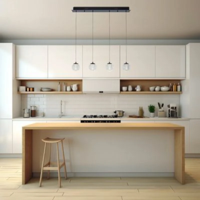 High-End Custom Modular Kitchen Wall Units Modern Design Home Laminate Kitchen Furniture Kitchen Cabinet