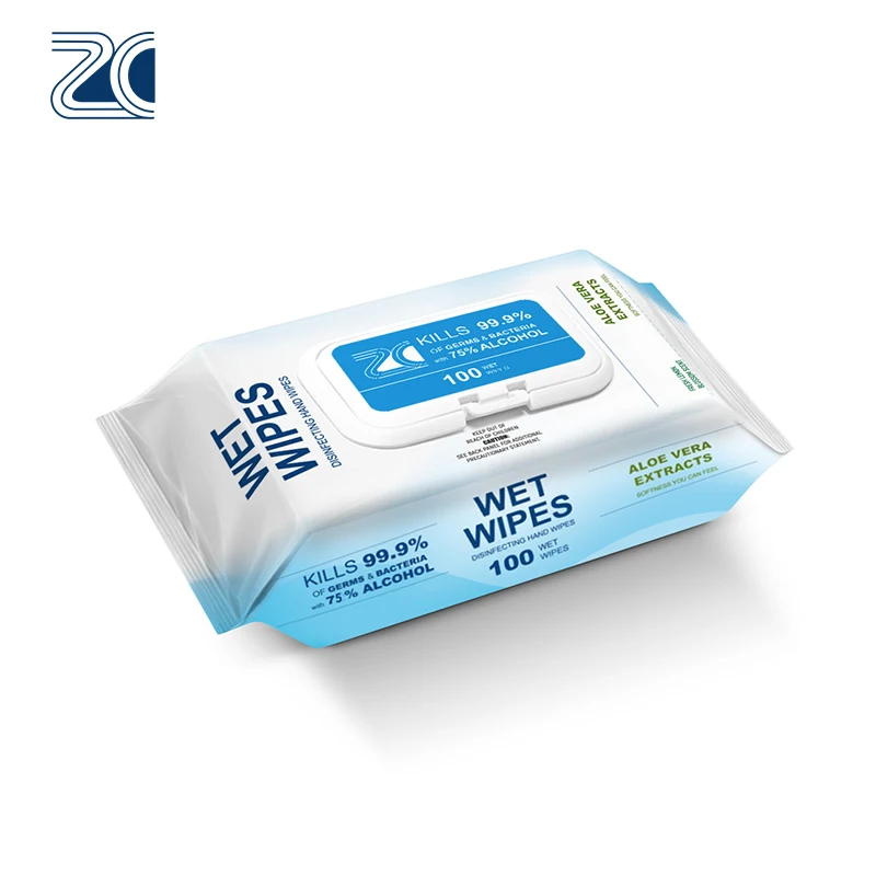 
OEM Disposable Adults Household pouch disinfecting restaurant wet wipes 