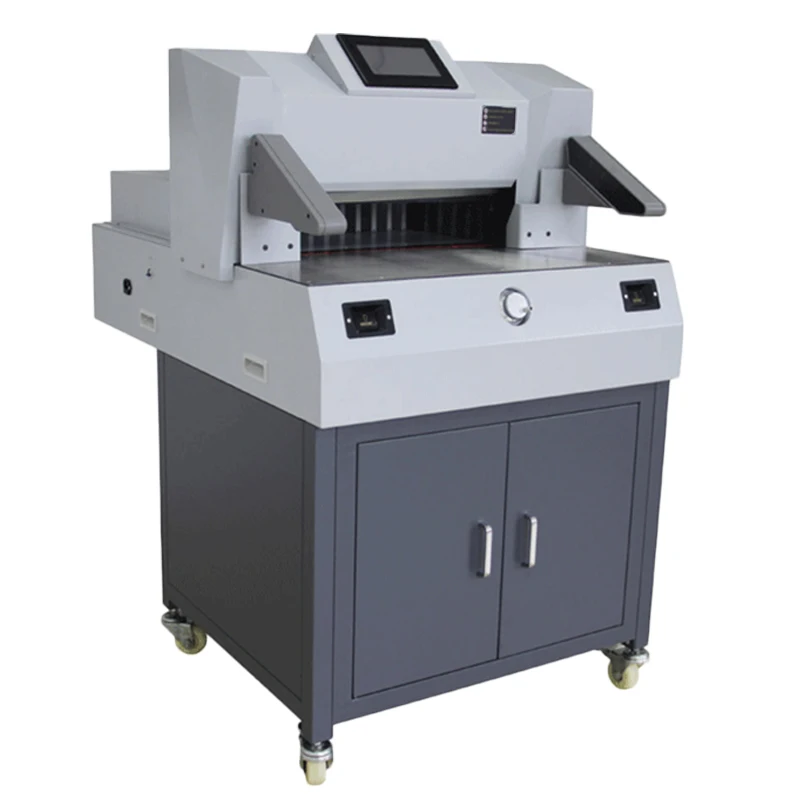 500V9 electric paper cutting machine with 7inch touch screen