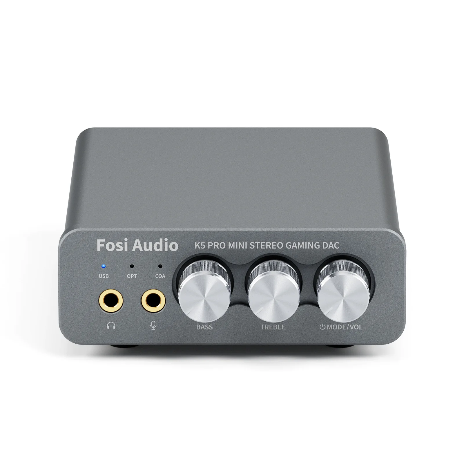 K5 Pro Audio decoder amplifier Independent microphone output supports Type-C/ fiber/coaxial input