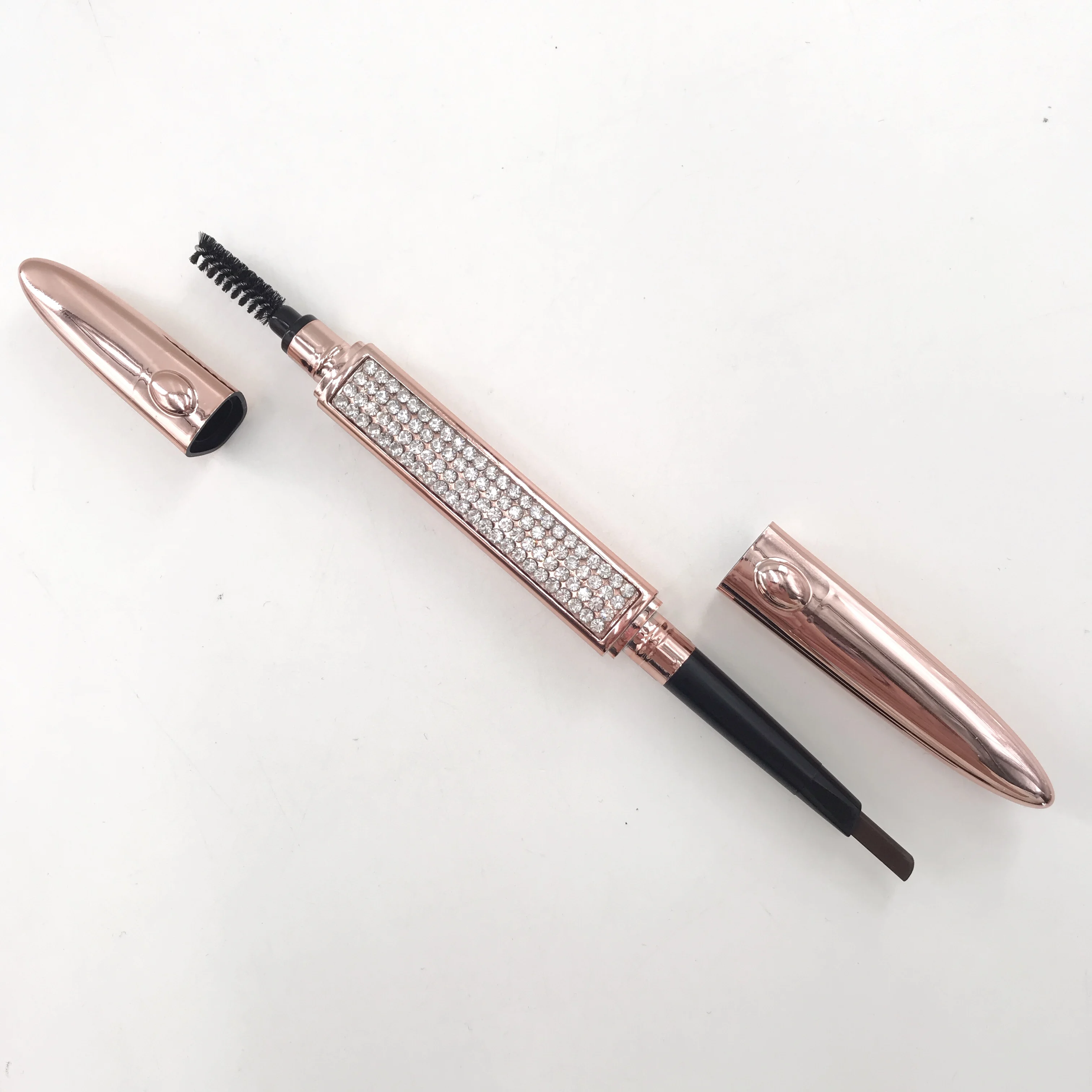 Wholesale Private Label Double Head Waterproof Brow Pencil 2 in 1 Private Label Eyebrow Pen
