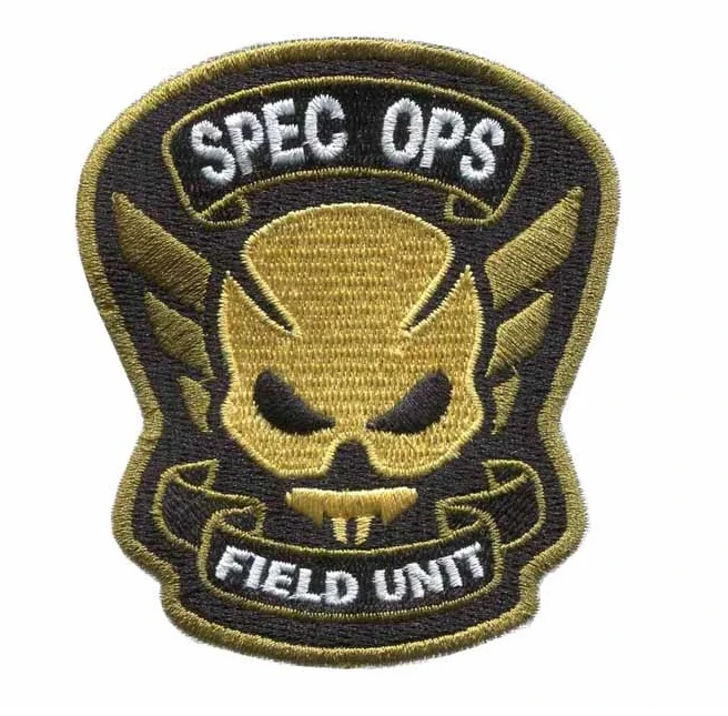 Custom Embroidery Patch Iron on Backing Spec OPS Field Unit Badge