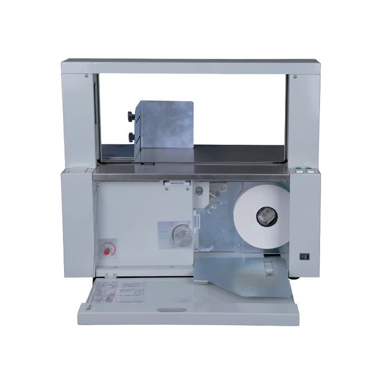 JB-402-3 Multi-application Packaging Machine for Currency Banknote automatic paper tape opp book banding Strapping Machine