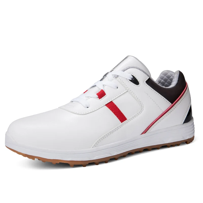 Manufacturer Custom OEM Outstanding Traditions Natural Comfort Spikless Golf Shoes For Men