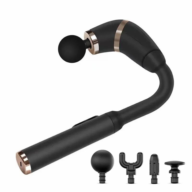 New Design Ease Back Massager Massage Gun Deep Tissue Upgraded Extended Handle Massage Gun with 6 Speed Levels