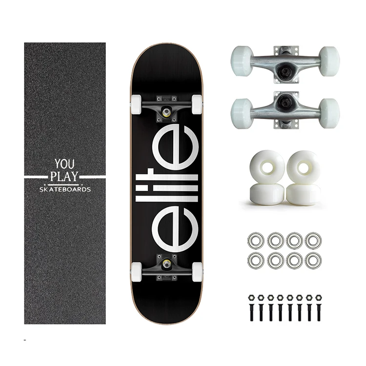 32' Skate Board 7 Ply Maple Deck Indy Truck Outdoor Carving Surfing Longboard Complete Double Kick Skateboard Cruiser