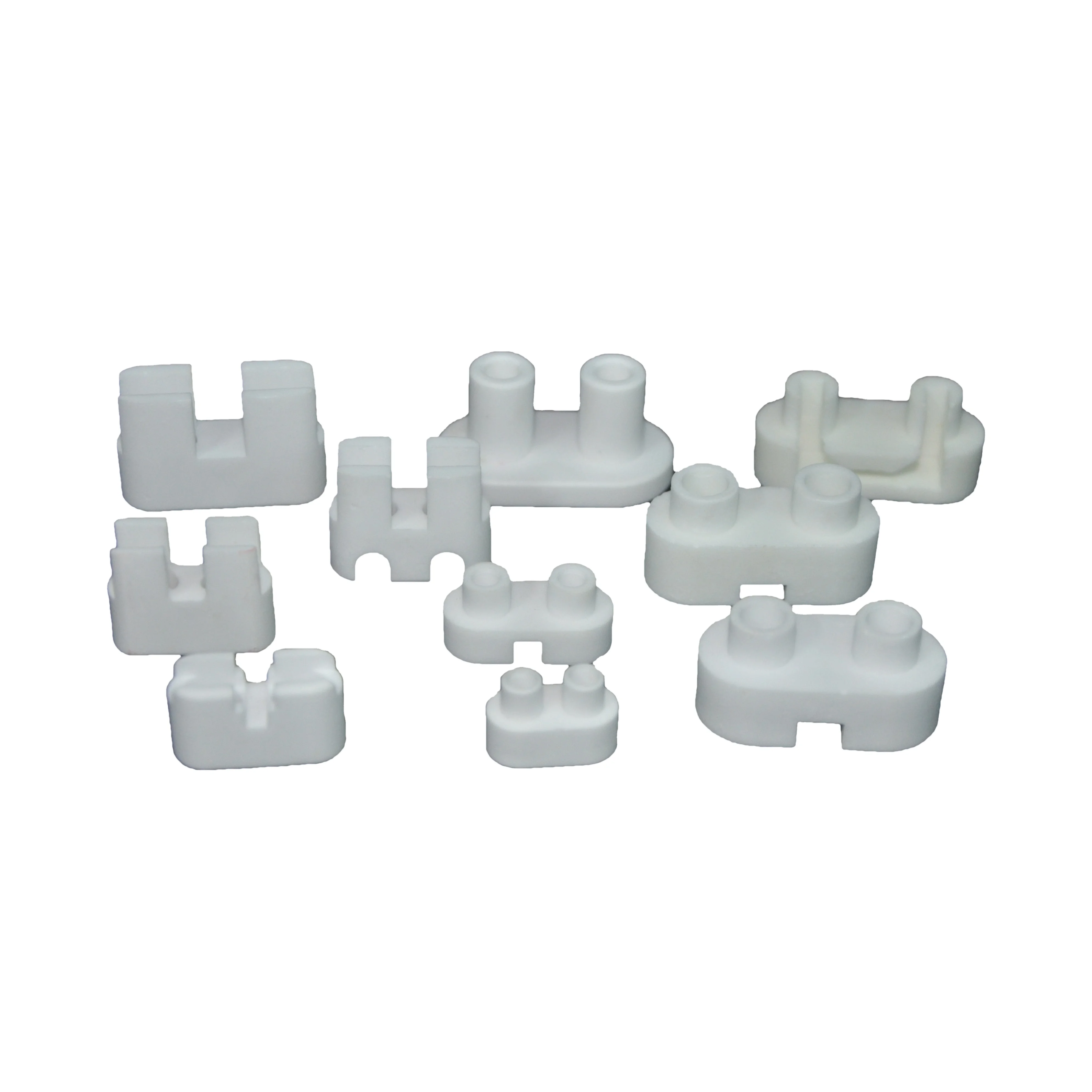 abrasion resistant thermostability corrosion resisting aluminum oxide ceramic supporting customized