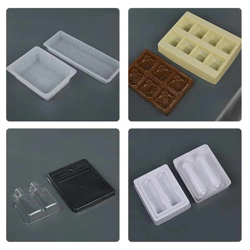 Custom Recyclable PET PVC Container Clear Vegetable Plastic Clamshell Box for Dried Fruit Recyclable Storage Boxes & Bins