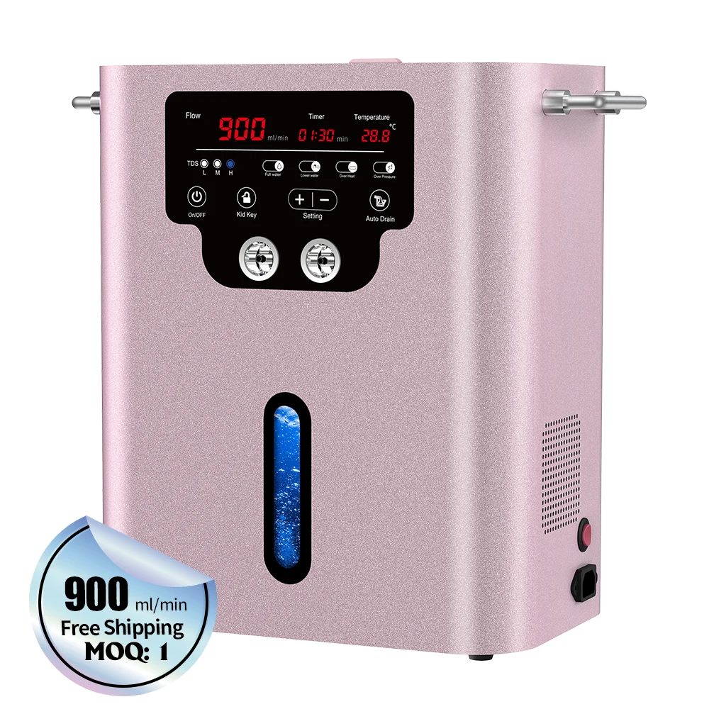 Suyzeko 900ml HHO Generator Hydrogen Oxygen Brown Gas Inhalation Therapy Machine For Home Use