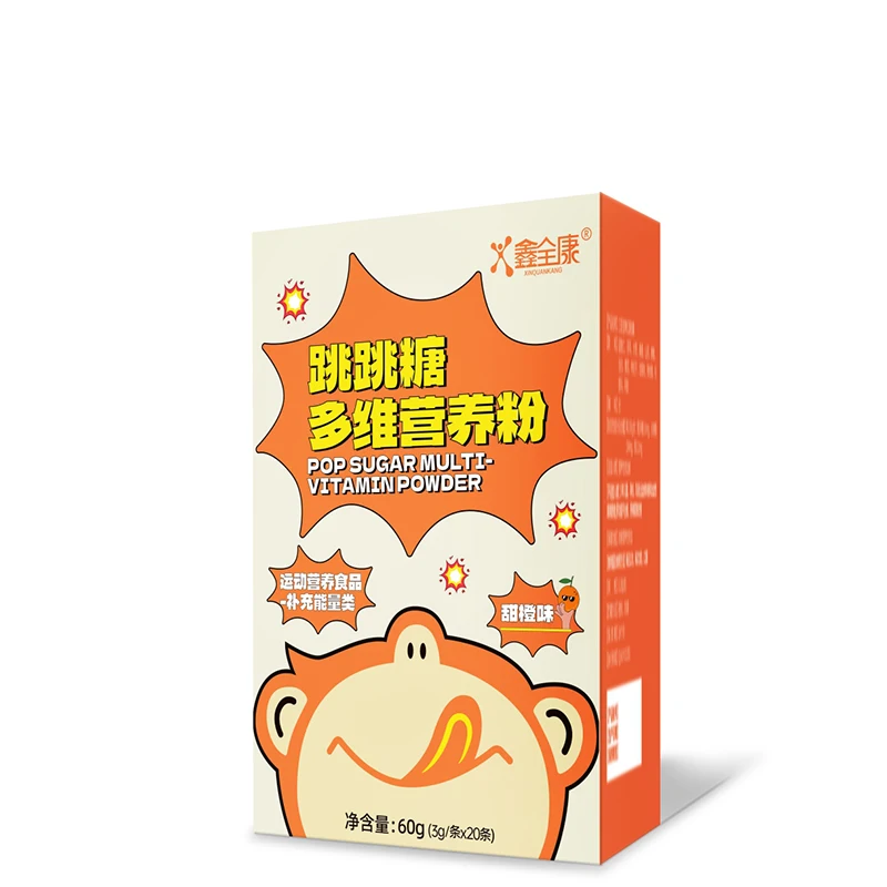 OEM Multivitamin Pop Sugar Drink Powder Energy Boost for Sports Nutrition Supplements