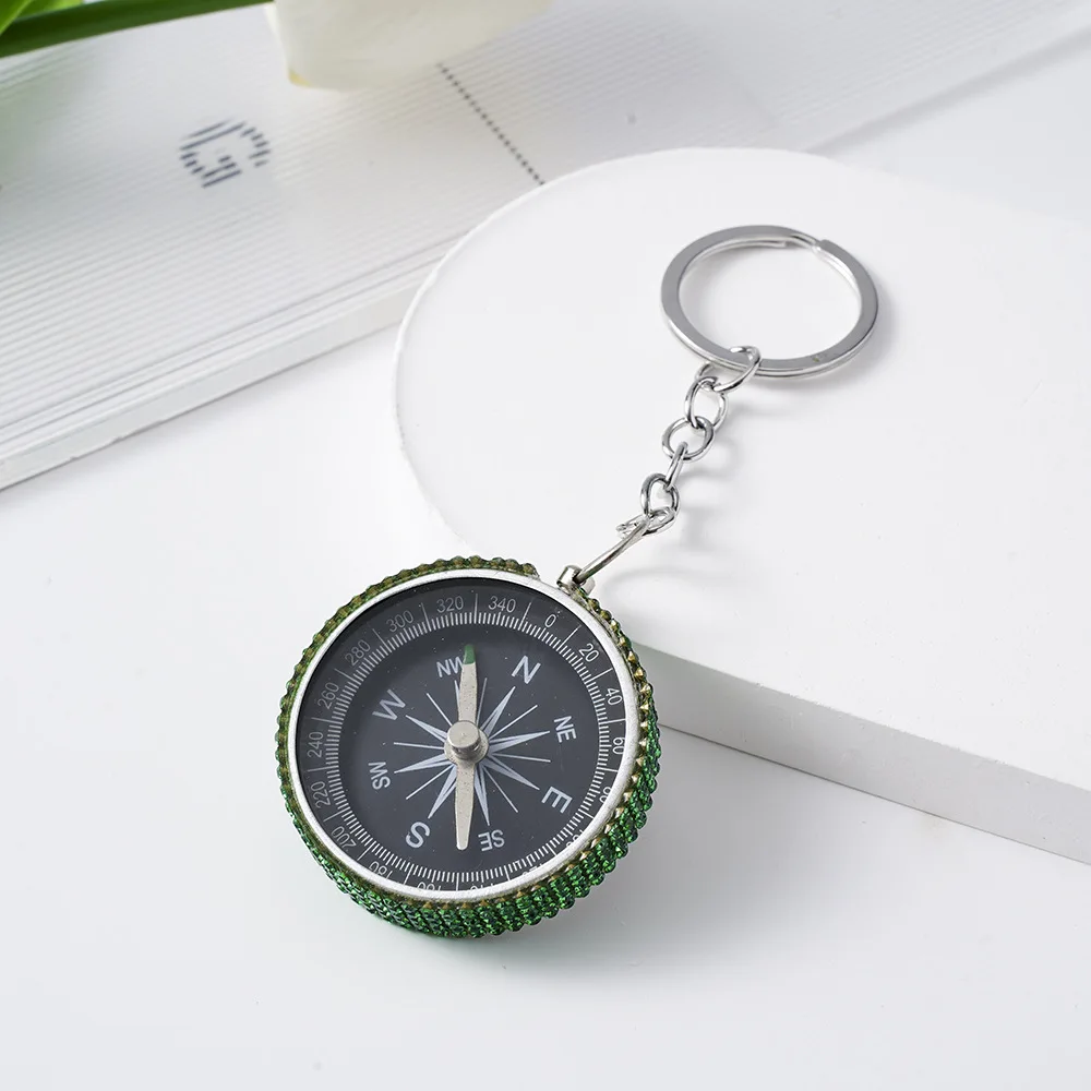 Outdoor Compass Camping Hiking Survival Emergency Lightweight Compass Portable Navigation Tool Keychain For Trekking Hunting
