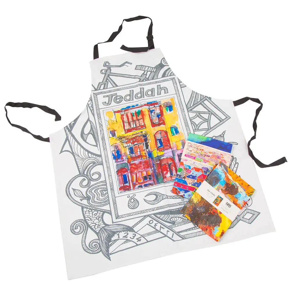 100% Cotton Custom Design Printed Cooking Kitchen Apron Gift